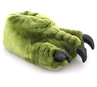 Wynsors Claw Boys Green and Black Novelty Monster Slippers, Size: 5