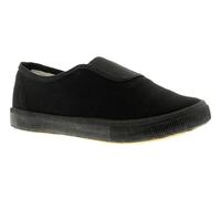 Wynsors Kids Black Gusset School Pumps, Size: 4