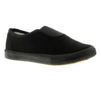 Kids School Pumps Black Gusset, in Size: 3 in Brand: Wynsors
