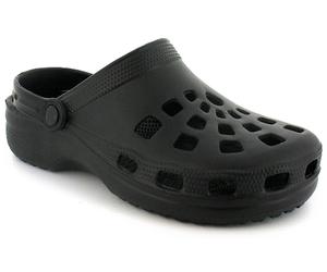 Wynsors Pop Mens Black Slip On Mule Clog Sandals, Size: 9