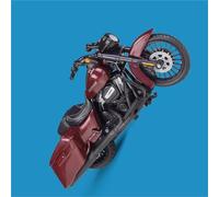 WYOERN 1:18 For Harley 2017 ROAD KING SP Alloy Diecast Motorcycle Model Workable Toy Gifts Collection