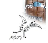 WYOERN Chrome Skull Rearview Mirrors For Kawasaki For Vulcan 1500 1600 1700 Classic Accessories