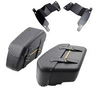 WYOERN Motorcycle Detachables Saddlebags 2840 Cubic Inch Side Box Saddle Bags for R18 100 Years R 18 Classic 2020 2021 2022 2023 2024