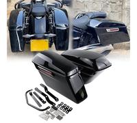 WYOERN Motorcycle Saddlebags Side Luggage Box Saddle Bags Mounts Kit for R18 100 Years R 18 Classic 2020 2021 2022 2023 2024