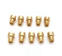 WYOERN Pack Of 10pcs Motorcycle Carburetor Main Jets Slow Pilot Jets For P&W&K PWM For K&eihin OKO CVK NSR KSR Carb Set Injector Nozzle