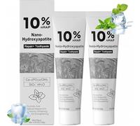 WYOK Hydroxyapatite Toothpaste, 2026 New Upgraded Formula 10% Nano Hydroxyapatite Toothpaste for Enamel Protection, Fluoride-Free Toothpastes with Gentle on Sensitive Teeth (2pcs)