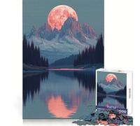 WYOMING 1000 Teenager Pieces Jigsaw Puzzle Brain Development Unwind Easily Clean Join Warm Xmas Gift (38x26cm)