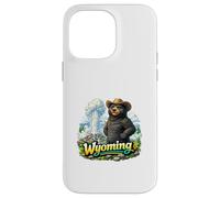 Wyoming Bear Geyser Mountain Nature Adventure Case for iPhone 14 Pro Max