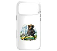 Wyoming Bear Geyser Mountain Nature Adventure Case for iPhone 17 Pro Max