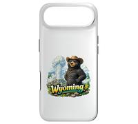 Wyoming Bear Geyser Mountain Nature Adventure Case for iPhone Air
