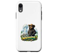 Wyoming Bear Geyser Mountain Nature Adventure Case for iPhone XR