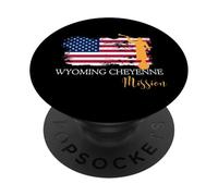 Wyoming Cheyenne Mission Missionary Pride Design PopSockets Adhesive PopGrip