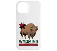 Wyoming Cowboy State Buffalo Vintage Tee Design Case for iPhone 14