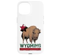 Wyoming Cowboy State Buffalo Vintage Tee Design Case for iPhone 15