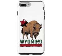 Wyoming Cowboy State Buffalo Vintage Tee Design Case for iPhone 7 Plus/8 Plus