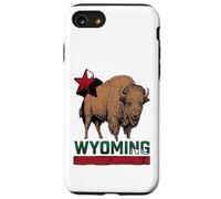 Wyoming Cowboy State Buffalo Vintage Tee Design Case for iPhone SE (2020) / 7/8