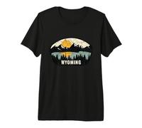 Wyoming Design, WY Vacation Souvenir Premium T-Shirt