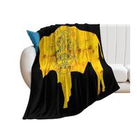 Wyoming Flag280GSM Throws Blanket 30"x40"