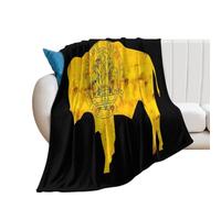 Wyoming Flag280GSM Throws Blanket 50"x70"