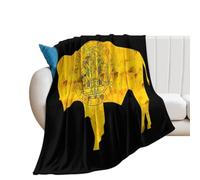 Wyoming Flag280GSM Throws Blanket 70"x80"