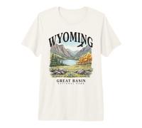 Wyoming Great Basin National Park Mountain Lake Premium T-Shirt