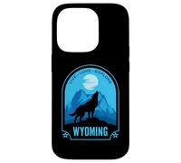 Wyoming Howling Wolf Design Case for iPhone 14 Pro