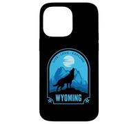Wyoming Howling Wolf Design Case for iPhone 14 Pro Max