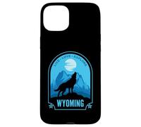 Wyoming Howling Wolf Design Case for iPhone 15 Plus
