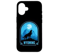 Wyoming Howling Wolf Design Case for iPhone 16