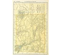Wyoming Map Journal: Vintage 1891 Map of Wyoming Notebook (6"x9" Blank Lined Journal, 200 pages)