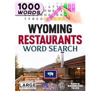 Wyoming Restaurants Word Search: Large Print