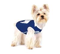 Wyoming State Flag Cotton Dog Shirt - Soft Breathable Dog Shirt for Dogs Cats Boy Girl Pet Tshirt,Suitable for Small Pets