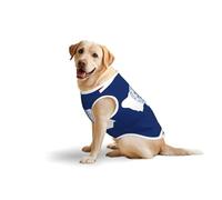 Wyoming State Flag Large Dog Vest Pure Cotton Breathable | Anti-Shedding Tank Top for Golden Retriever, Labrador, Husky | Comfortable Sleeveless Shirt for Large Breed Dogs, Outdoor Walking X-Large