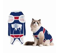 Wyoming State Flag Pet Recovery Suit for Dogs - Soft Cotton Surgical Recovery Suit to Prevent Licking, Prevent Licking Puppy Onesies, Black