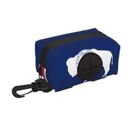 Wyoming State Flag Pet travel garbage bag storage bag Essentials for hiking or camping in the countryside Ensure you have an enjoyable experience
