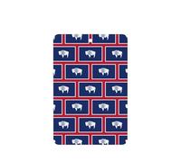 Wyoming State Flag Printing 10 Pcs Air Freshener Cards,Car Scented Hanging Sheets Air Freshener Set For Car Decoration