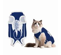 Wyoming State Flag Recovery Suit for Dogs Cats After Surgery, Soft Cotton Post-Surgery Suit for Male and Female Pet
