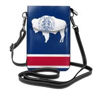 Wyoming State Flag This lightweight, unisex flap crossbody bag frees up your hands and is suitable for travel, holidays, and everyday use.