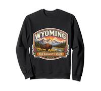 Wyoming The Equality State Souvenir Visitor Trip Memorabilia Sweatshirt