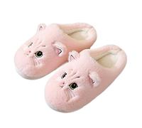 Wyongtao Cat Slippers Women Fluffy Memory Foam Slippers Novelty Cute Carton Animal Slippers Warm Winter Fleece Lined Slipper Soft Comfy Plush Anti-Skid House Shoes Funny Ladies Home Sliders for Women