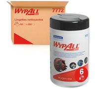 WypAll Cleaning Wipes Refill 7772 - Industrial Wipes - 6 Wipes Canisters x 50 Green Cleaning Wipes (300 Wipers Total)