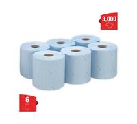 Wypall L10 Service/Retail Wiping Paper 1-Ply x500 Blue Pack of 6 7407