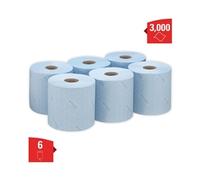 Wypall L10 Wiper Roll Control Centrefeed Blue (Pack of 6) - 7407