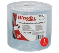 WypAll L20 Jumbo Blue Roll Paper Wipers - General Clean Medium Duty, 1 Roll (7300, 500 sheets, 2-ply)