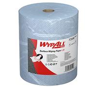 WypAll L20 Surface Wiping Paper 7356 - Extra Wide Blue Roll - 1 Jumbo Roll x 1,000 Blue, 2 Ply Paper Wipers