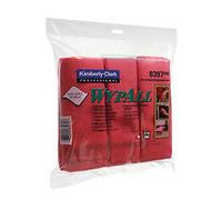Wypall Microfibre Cloth Cleaning Towel Red (6 Pack)