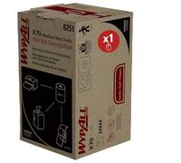WypAll X70 Power Clean Medium Duty Cloths 8251-2in1 Midi Roll Cleaning System - 1 Blue Roll x 215 Blue Cleaning Cloths