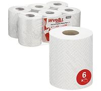 WypAll L10 Food and Hygiene Centrefeed Paper Rolls 1 Ply White (Pack of 6) 6222