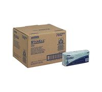 WypAll X50 Colour Coded Cleaning Cloths 7442 - Green Wiping Cloths - 1 Pack x 50 Interfolded Colour Coded Cloths