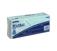 Wypall X50 Colour Coded Cleaning Cloths 7442 - Green Wiping Cloths - 1 Pack X 50 Interfolded Colour Coded Cloths